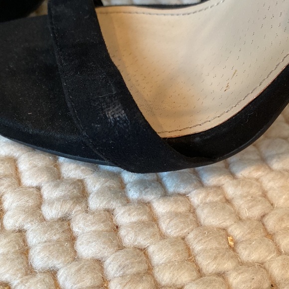 JustFab Eleri Black Stiletto Heels Sandals Lace Up Size 8 - Picture 10 of 15